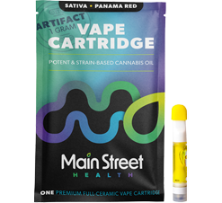 Main Street Health Artifact Vape Cartridge packaging